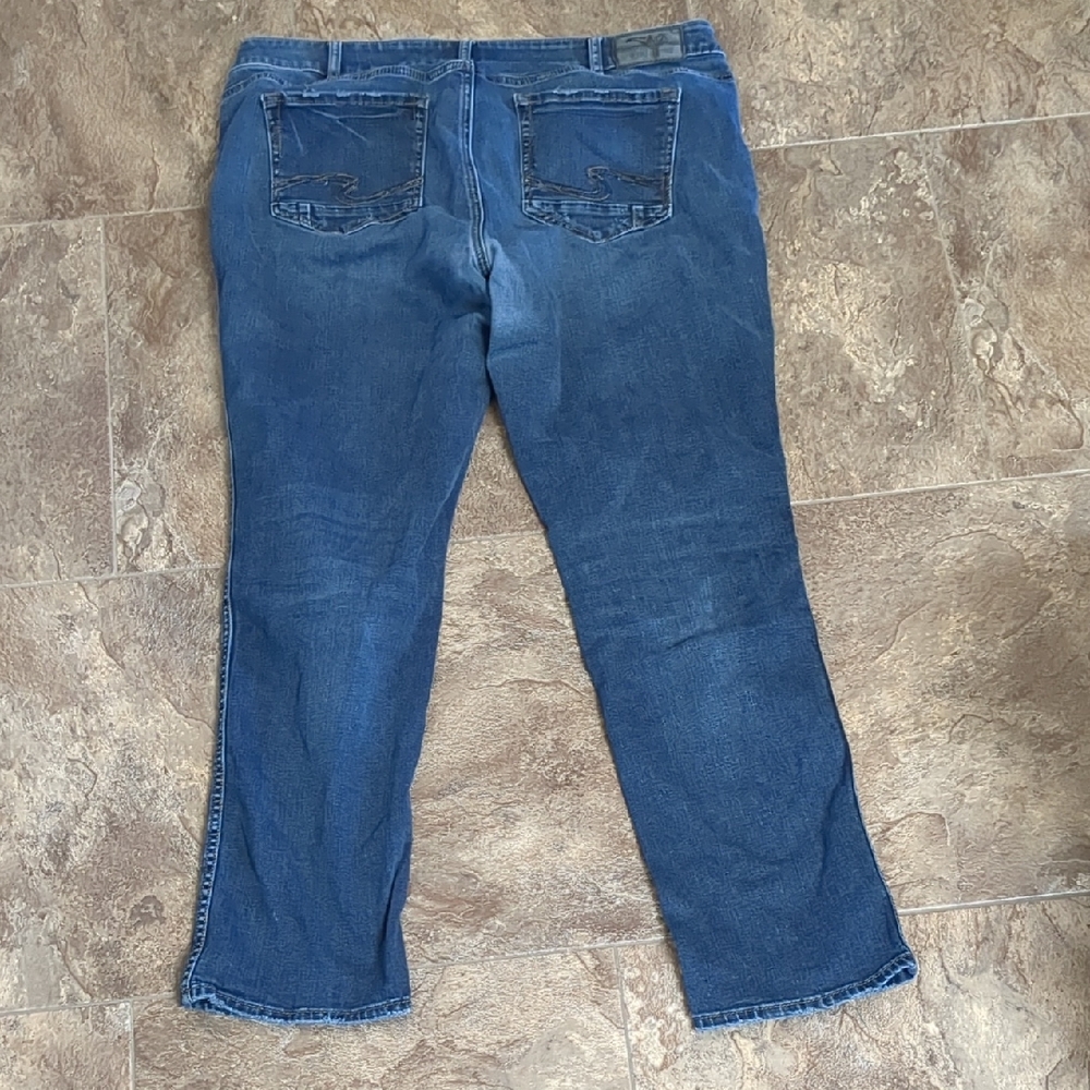 Women's Silver Jeans Elyse straight 16/32